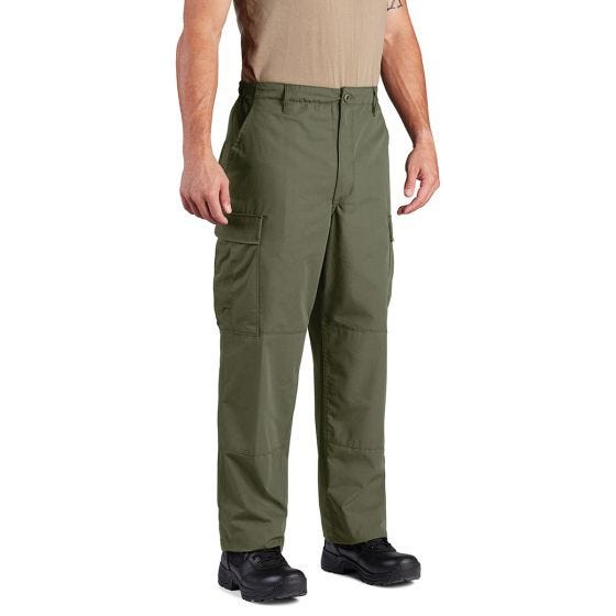 Propper Pantalon avec braguette à boutons BDU - Olive