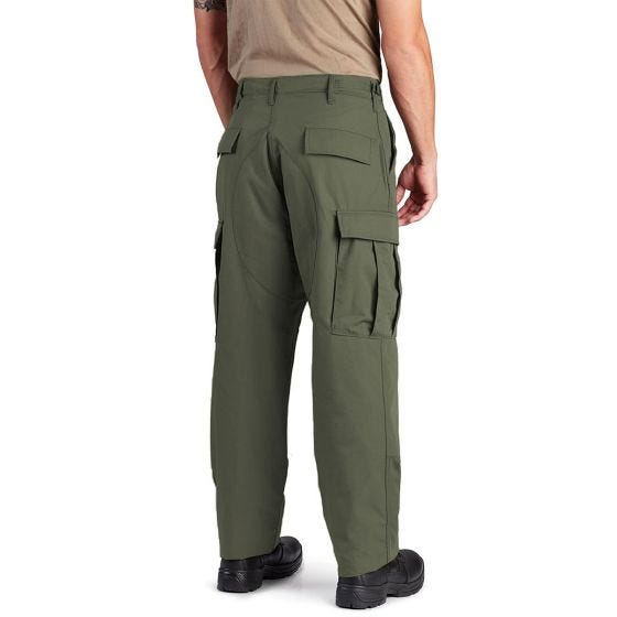 Propper Pantalon avec braguette à boutons BDU - Olive