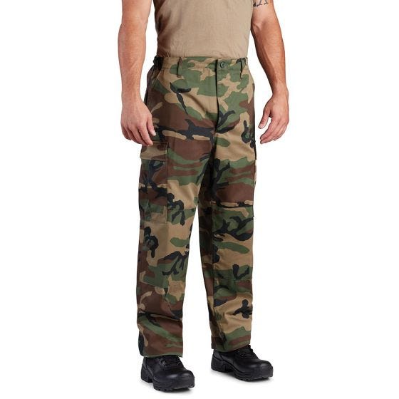 Propper Pantalon avec braguette à boutons BDU - Woodland