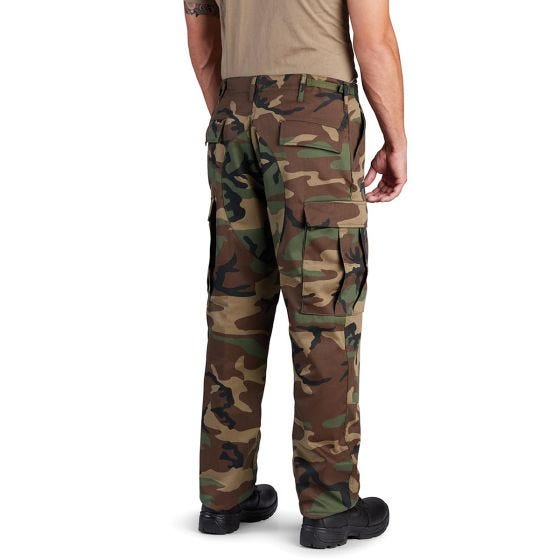 Propper Pantalon avec braguette à boutons BDU - Woodland