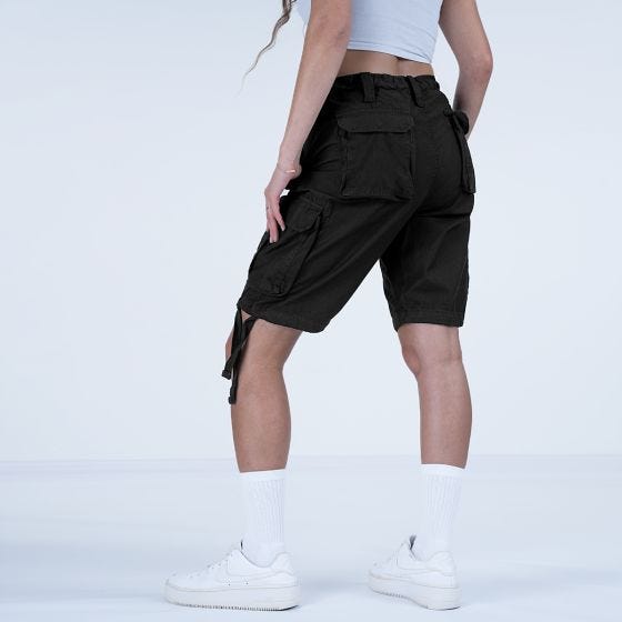 Surplus Short pour femme Airborne Vintage - noir délavé
