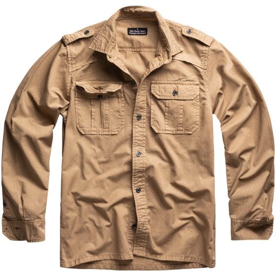 Surplus Chemise à manches longues M65 Basic - beige
