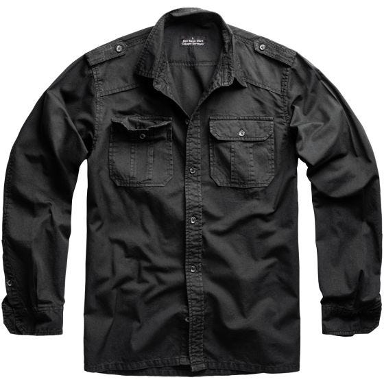 Surplus Chemise à manches longues M65 Basic - Noir