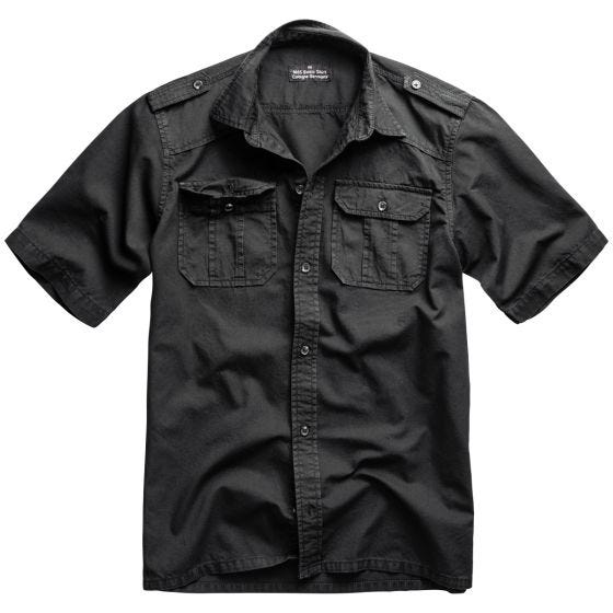 Surplus Chemise à manches courtes M65 Basic - Noir