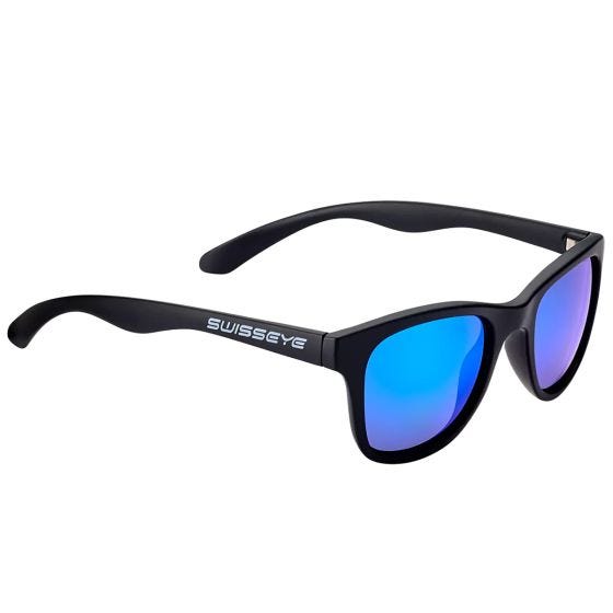 Swiss Eye Lunettes de soleil Kanjo Flex 1 - Objectif Smoke BW Revo / Monture Noir Mat
