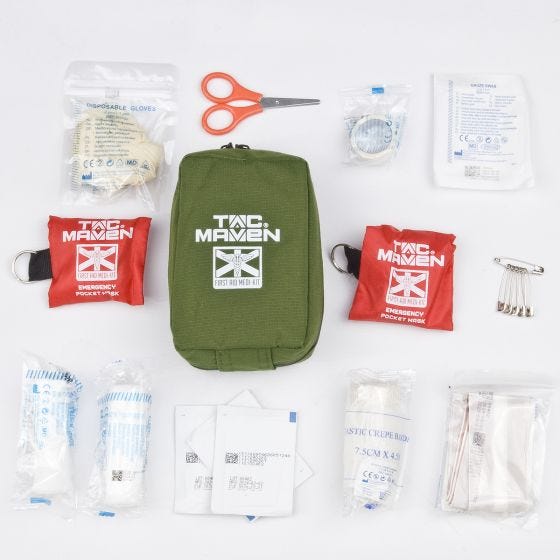 TAC MAVEN Trousse de secours Hippokrates - vert olive