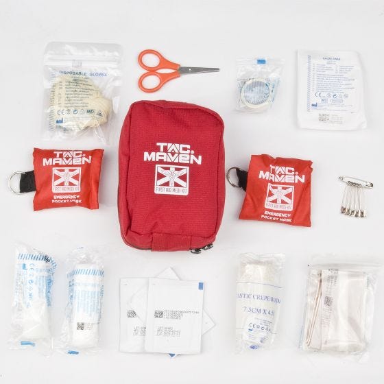 TAC MAVEN Trousse de secours Hippokrates - Rouge