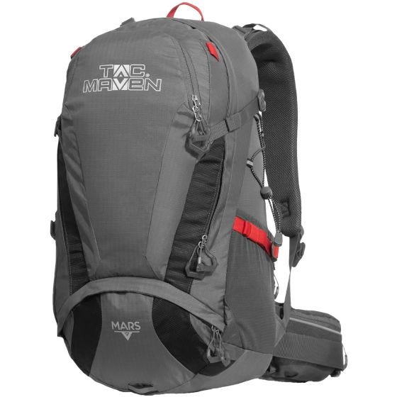 TAC MAVEN Sac à dos Mars Outdoor 30 L - Cinder Grey