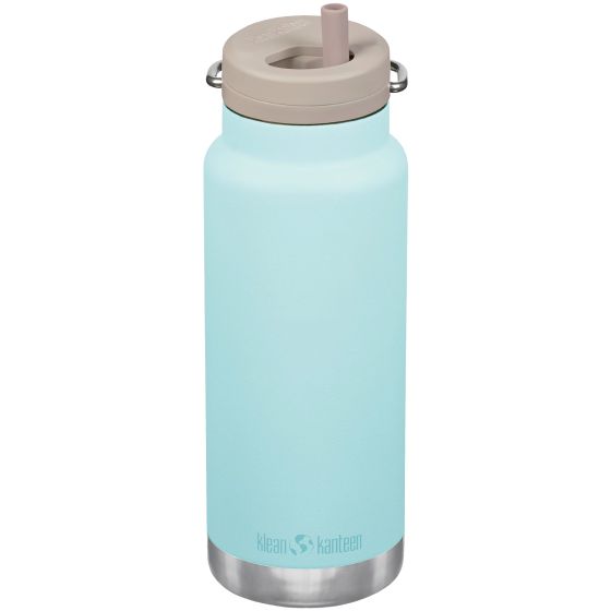 Klean Kanteen Gourde TKWide 946 ml isolante Twist Cap w/Straw - Blue Tint