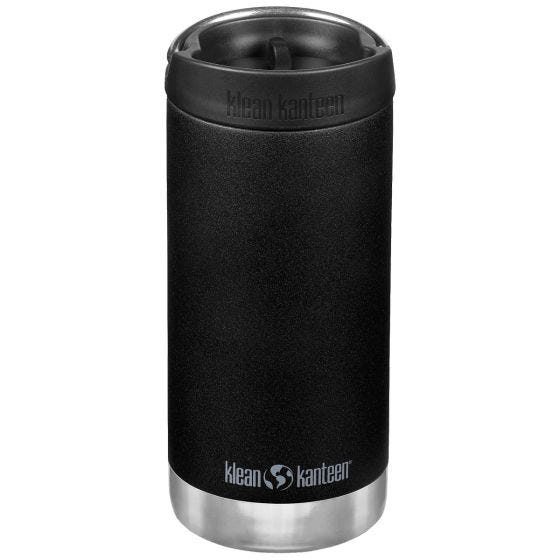 Klean Kanteen Gourde TKWide 355 ml isolante avec bouchon Café - Noir