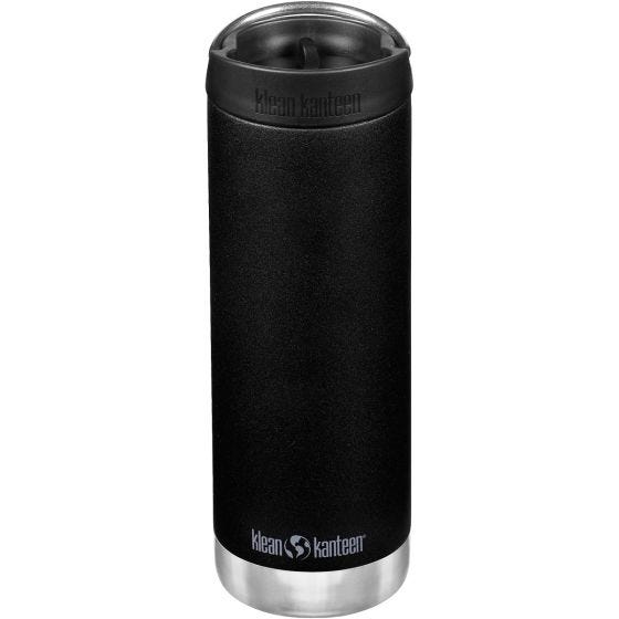 Klean Kanteen Gourde TKWide 473 ml isolante avec bouchon Café - Noir
