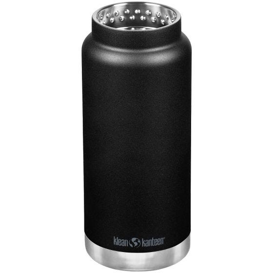 Klean Kanteen Gourde TKWide 946 ml isolante Twist Cap w/Straw - Noir