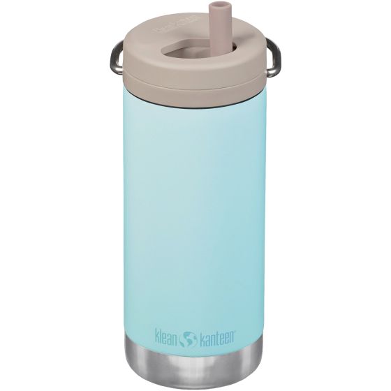 Klean Kanteen Gourde isotherme TKWide 355ml Twist Cap w/Straw - Blue Tint