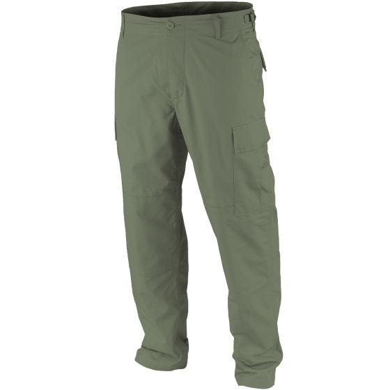 Teesar Pantalon BDU prélavé en Ripstop vert olive