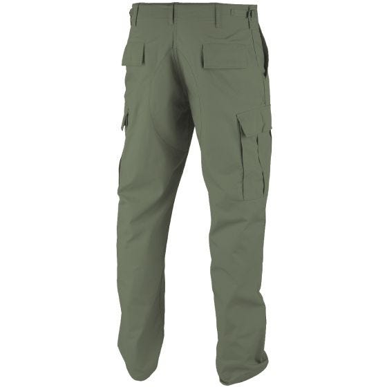 Teesar Pantalon BDU prélavé en Ripstop vert olive