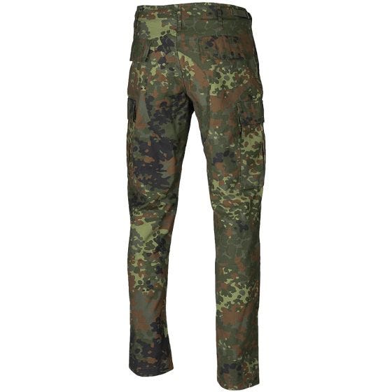 Teesar Pantalon US BDU En Ripstop SlimFit Flecktarn
