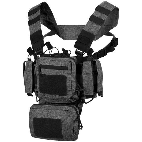 Helikon Gilet de combat Training Mini Rig Melange Noir Gris