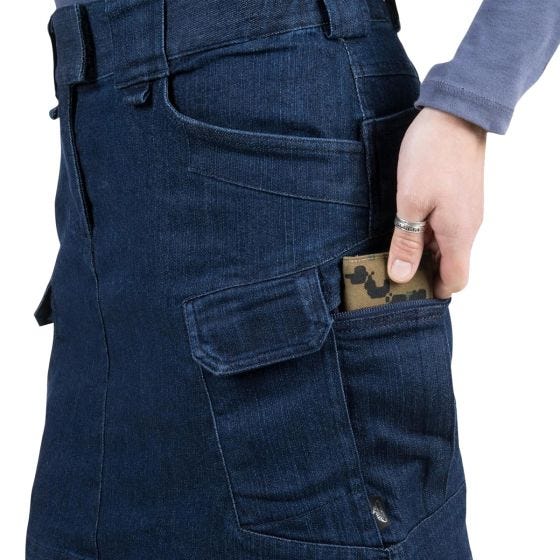 Helikon Jupe tactique pour femme Urban bleu foncé Denim Mid