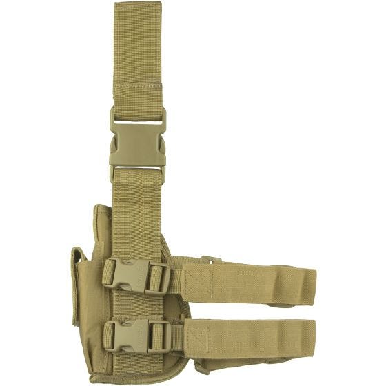 Viper Holster de cuisse tactique pour droitier Coyote