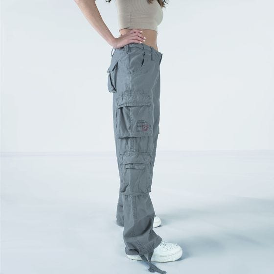 Surplus Pantalon pour femme Airborne Vintage - gris