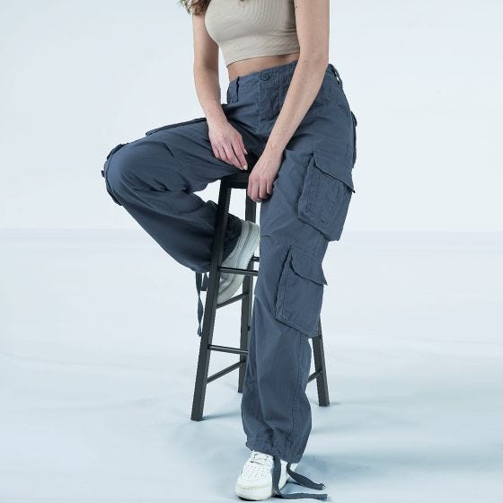 Surplus Pantalon pour femme Airborne Vintage - Navy