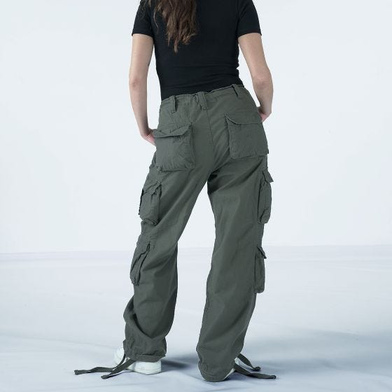 Surplus Pantalon pour femme Airborne Vintage - Olive