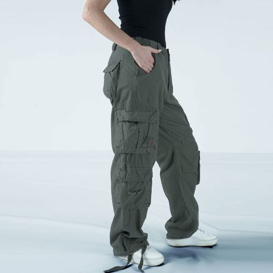 Surplus Pantalon pour femme Airborne Vintage - Olive