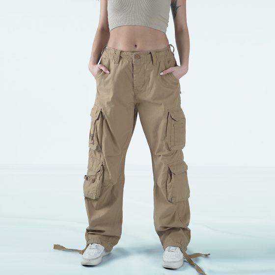 Surplus Pantalon pour femme Airborne Vintage - Coyote