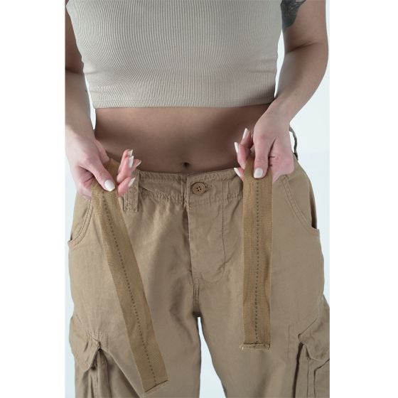 Surplus Pantalon pour femme Airborne Vintage - Coyote