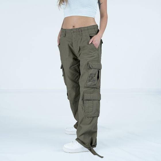 Brandit Pantalon pour femme Pure Vintage - Olive