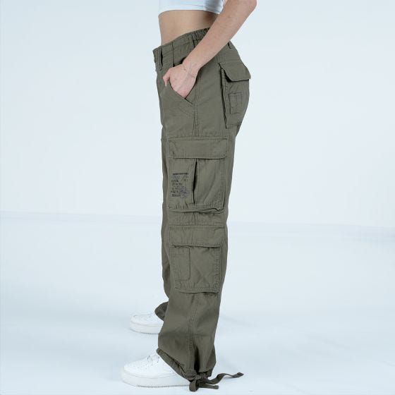 Brandit Pantalon pour femme Pure Vintage - Olive