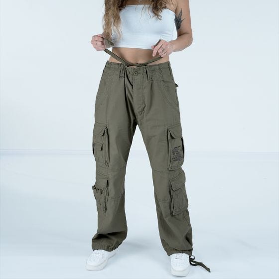 Brandit Pantalon pour femme Pure Vintage - Olive
