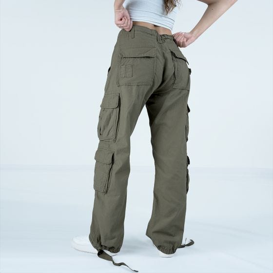 Brandit Pantalon pour femme Pure Vintage - Olive