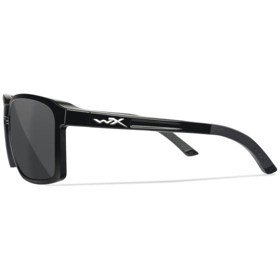 Wiley X Lunettes WX Alfa - Captivate Polarized Grey Lenses / Gloss Black Frame
