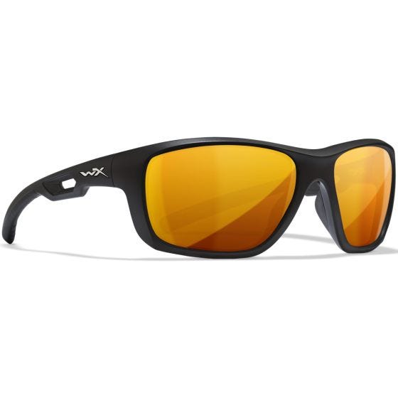 Wiley X Lunettes WX Aspect - Captivate Polarized Bronze Mirror Lens / Matte Black Frame