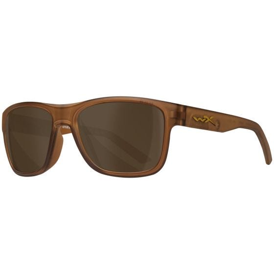 Wiley X Lunettes WX Ovation - Brown Lenses / Matte Rootbeer Frame