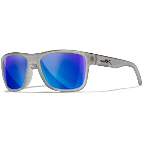 Wiley X Lunettes WX Ovation - Captivate Polarized Blue Mirror Lenses / Matte Slate Frame