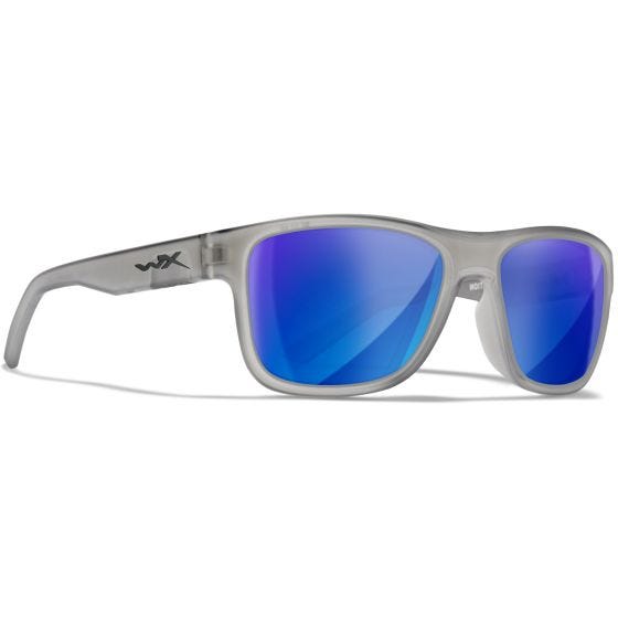 Wiley X Lunettes WX Ovation - Captivate Polarized Blue Mirror Lenses / Matte Slate Frame