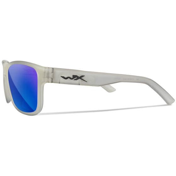Wiley X Lunettes WX Ovation - Captivate Polarized Blue Mirror Lenses / Matte Slate Frame