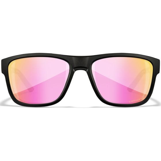 Wiley X Lunettes WX Ovation - Captivate Polarized Rose Gold Mirror Lenses / Matte Black Frame
