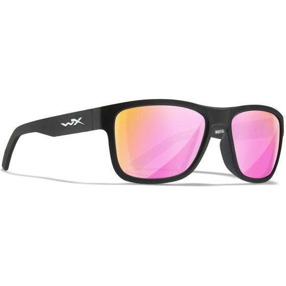Wiley X Lunettes WX Ovation - Captivate Polarized Rose Gold Mirror Lenses / Matte Black Frame