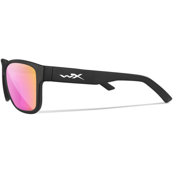 Wiley X Lunettes WX Ovation - Captivate Polarized Rose Gold Mirror Lenses / Matte Black Frame