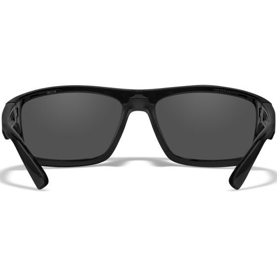 Wiley X Lunettes WX Peak - Silver Flash Lenses / Gloss Black Frame