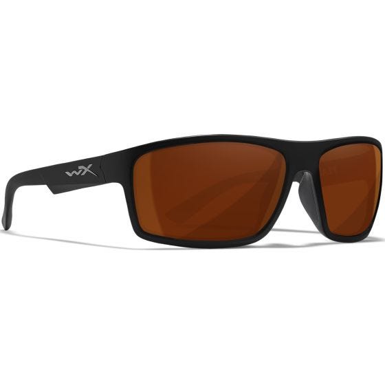 Wiley X Lunettes WX Peak - Captivate Polarized Copper Lenses / Matte Black Frame