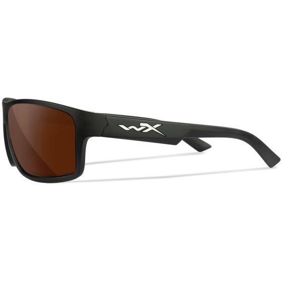 Wiley X Lunettes WX Peak - Captivate Polarized Copper Lenses / Matte Black Frame