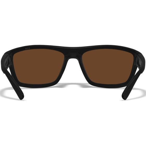 Wiley X Lunettes WX Peak - Captivate Polarized Copper Lenses / Matte Black Frame