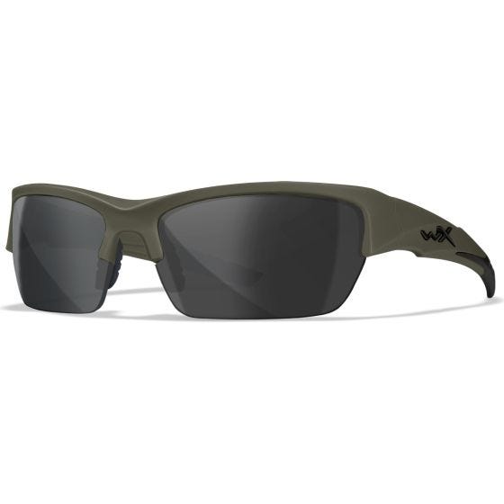 Wiley X WX Lunettes Valor 2.5 - avec verres couleur gris + transparents + orangés / et monture OD vert