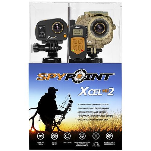 Xcel Caméra HD2 édition spéciale chasse noire