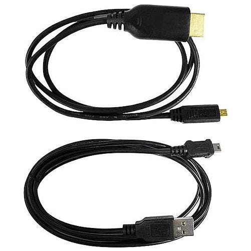 Xcel Câbles HDMI et USB noirs
