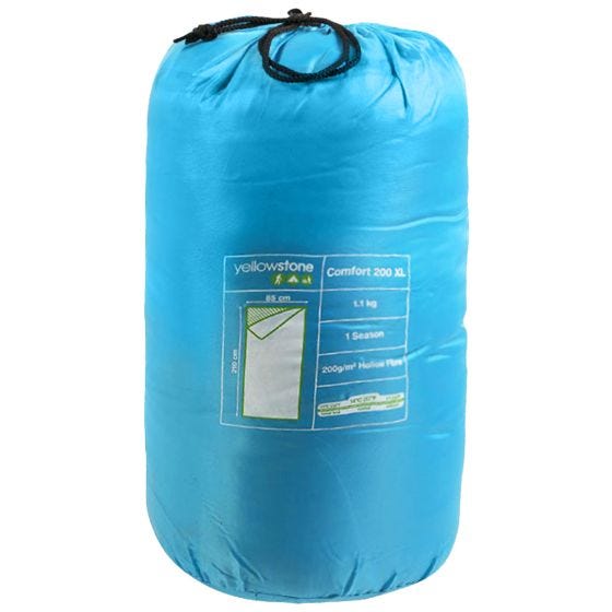 Yellowstone Sac de couchage Comfort 200 XL bleu